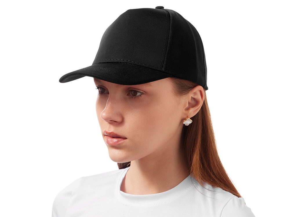 Бейсболка из структурной ткани Fargo, черный