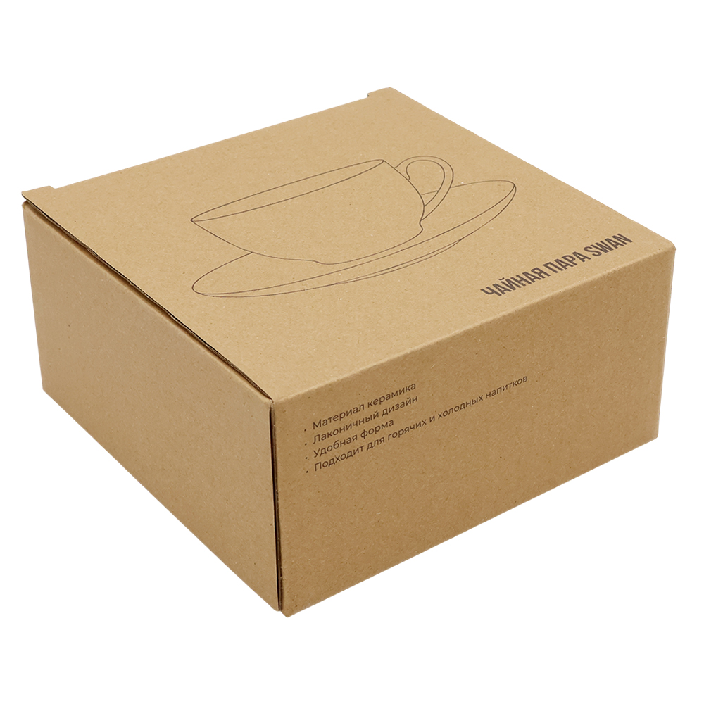 Чайная пара Swan, белая