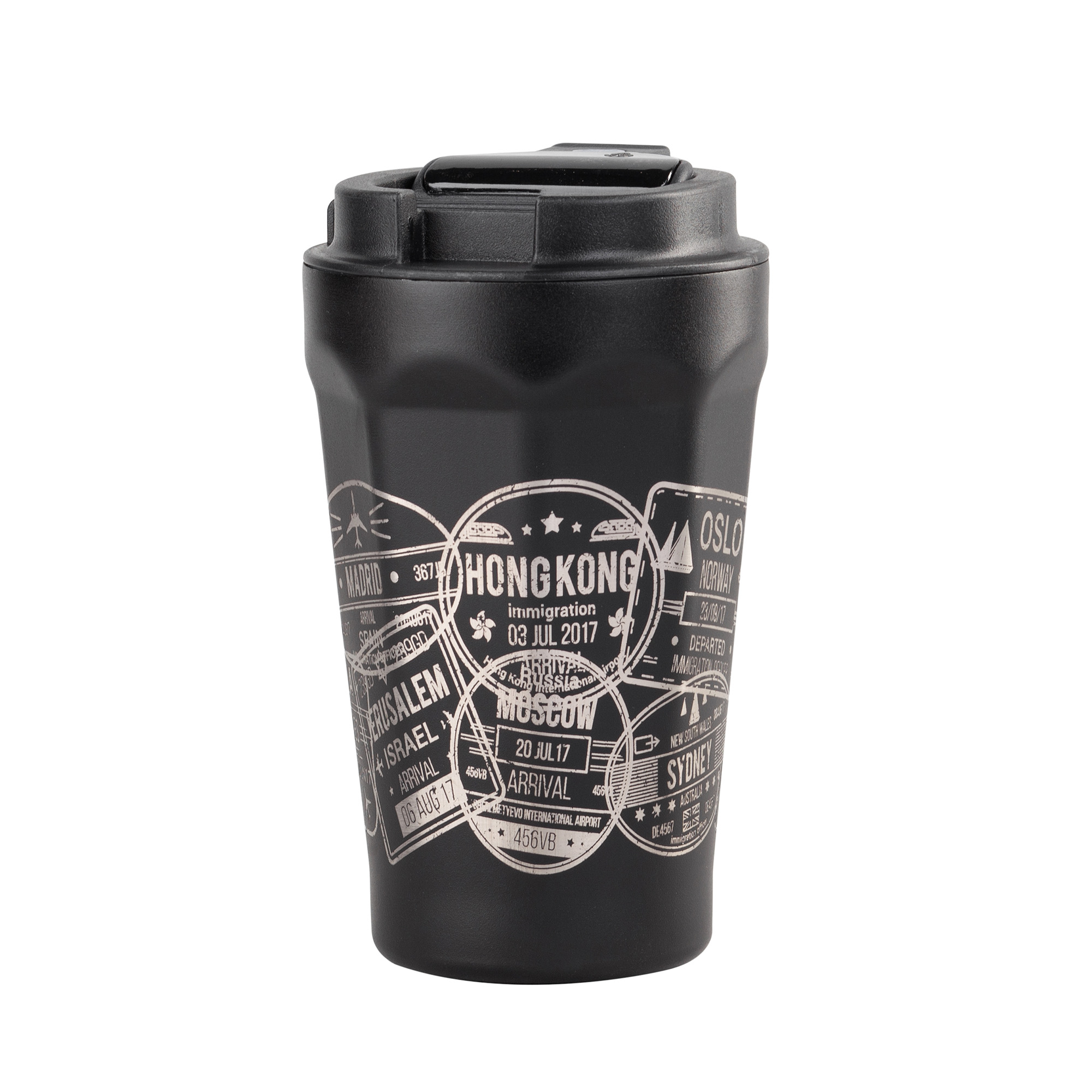 Термостакан "Legend_Вояж" 390 мл с индикацией температуры, покрытие пудра Термостакан "Legend_Вояж" 390 мл с индикацией температуры, покрытие пудра