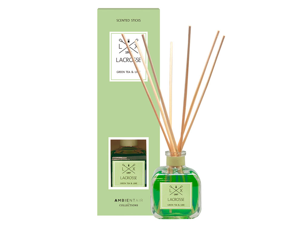 Диффузор ароматический Зеленый чай & лайм Lacrosse 100 мл., зеленый Диффузор ароматический Зеленый чай & лайм Lacrosse 100 мл., зеленый