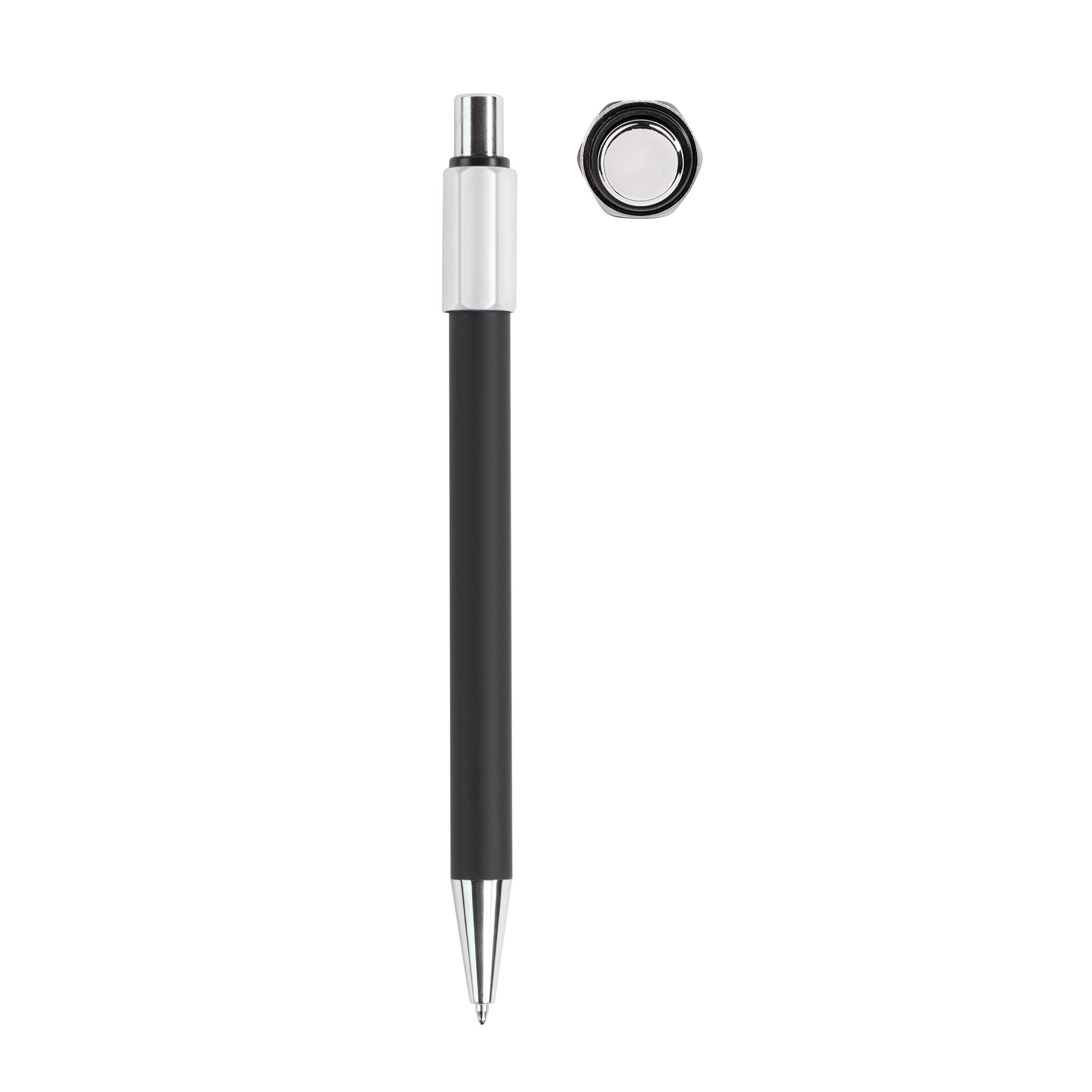 Ручка шариковая "Spin" с 6ти-гранным спиннером, покрытие soft touch Ручка шариковая "Spin" с 6ти-гранным спиннером, покрытие soft touch