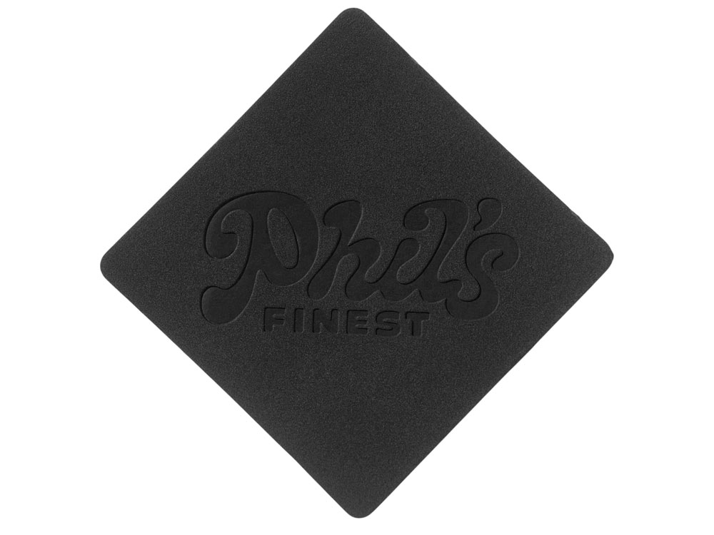 ПАТЧ РОМБ nubuk (чёрный) 7,6 х 7,6 см