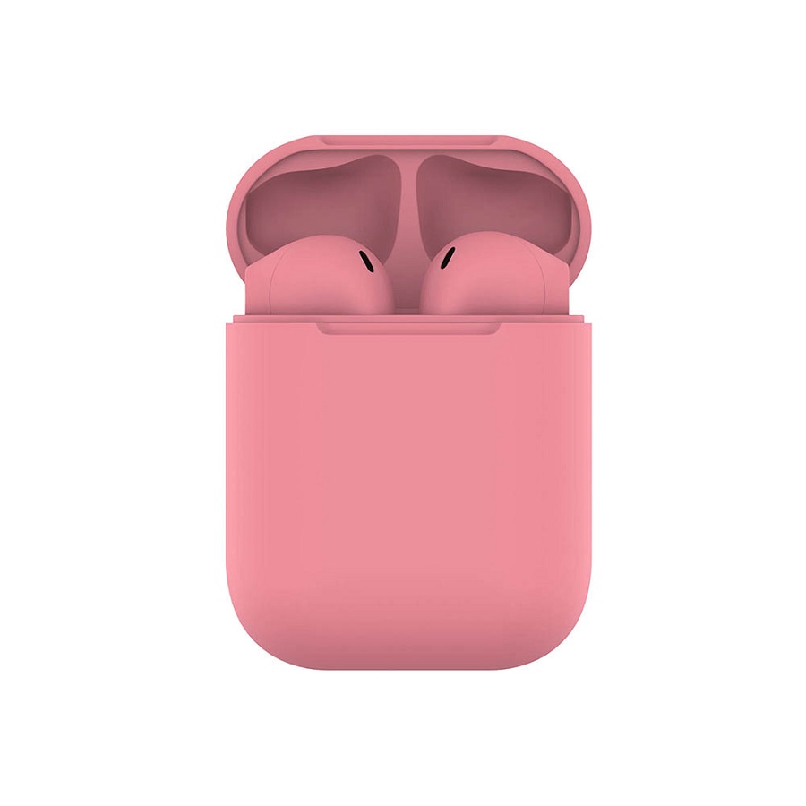 Наушники беспроводные с зарядным боксом TWS AIR SOFT, цвет розовый
