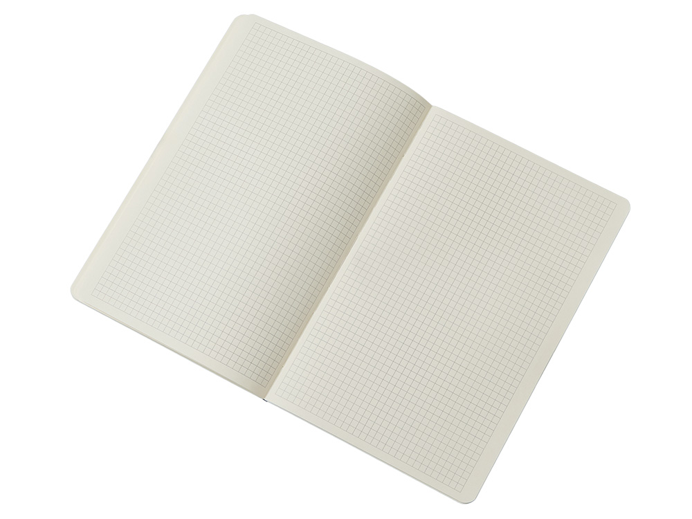 Блокнот в гибкой обложке A5 Виспи 2.0 в клетку, черный