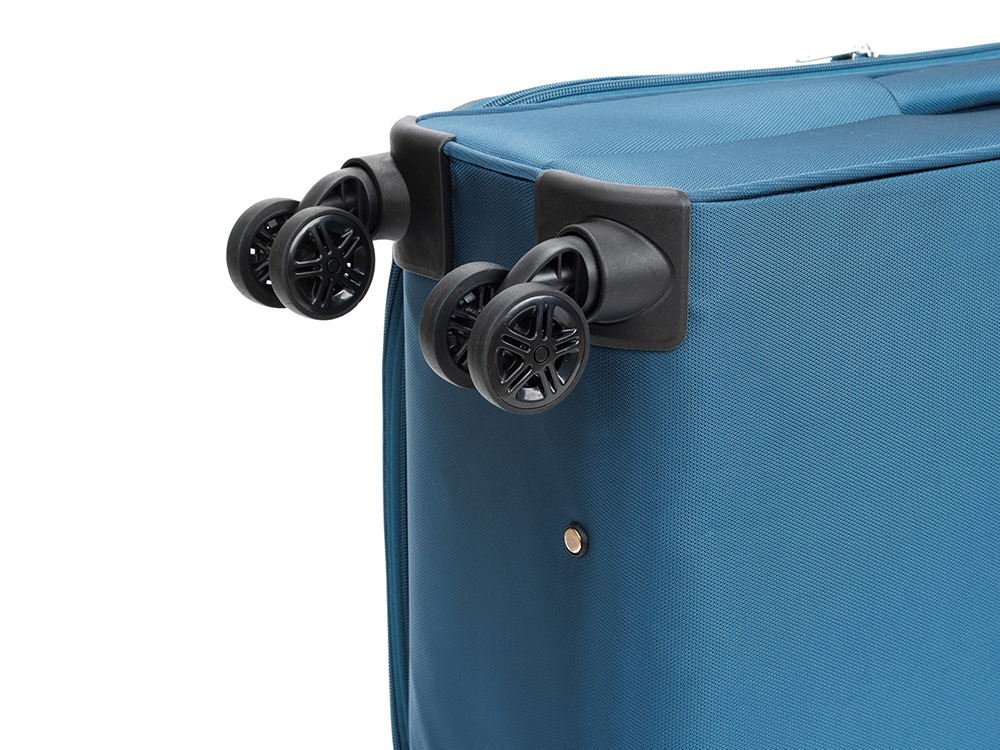 Чемодан TORBER ВИВИ, синий, полиэстер, 44 х 25 х 67 см, 63 л Чемодан TORBER ВИВИ, синий, полиэстер, 44 х 25 х 67 см, 63 л