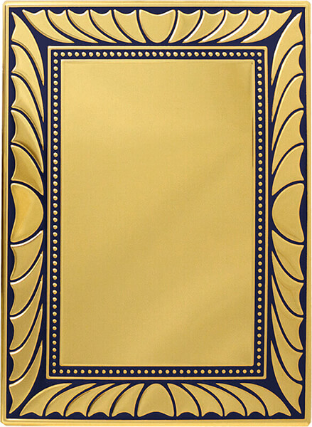 Диплом металлический (синий)