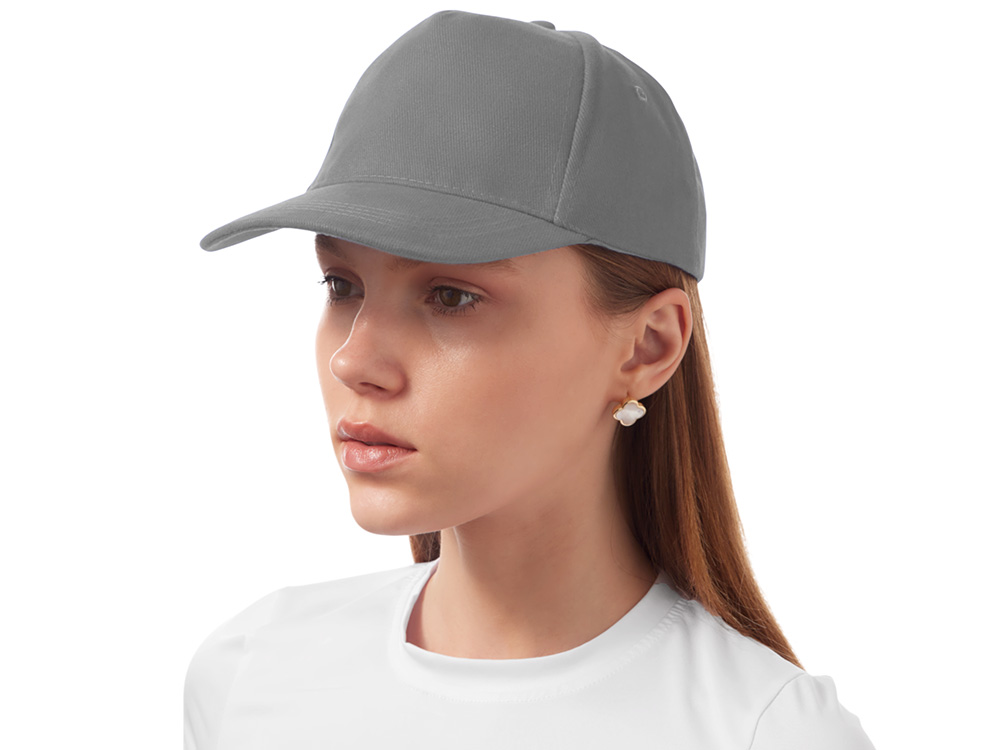 Бейсболка Florida 350 5-панельная, средне-серый