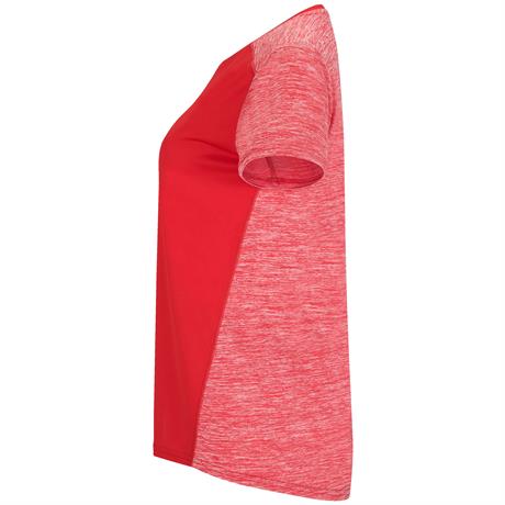 Спортивная футболка ZOLDER WOMAN женская, КРАСНЫЙ/ПЁСТРЫЙ КРАСНЫЙ 2XL