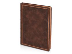 Ежедневник недатированный А4 Royal, коричневый с бронзовым срезом