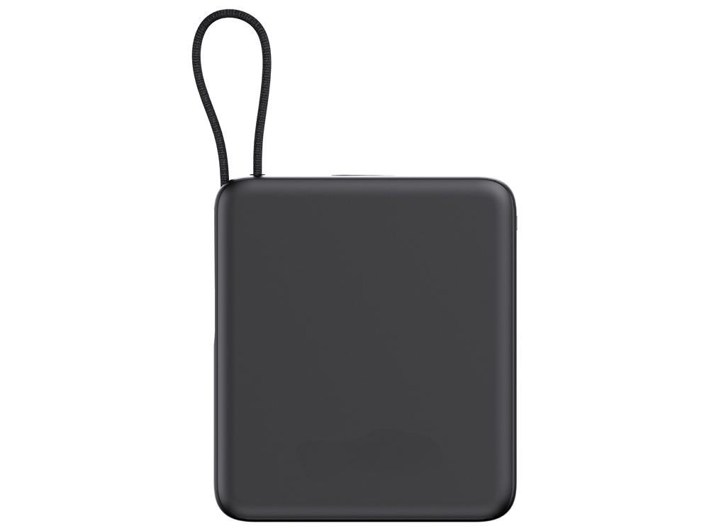 Внешний аккумулятор с подсветкой лого Nex, 5000 мАч, черный