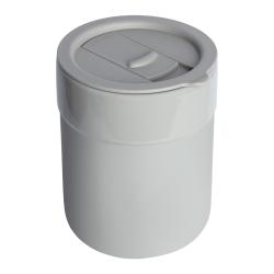 Кружка кермическая Silvia с силиконовой манжетой, серая