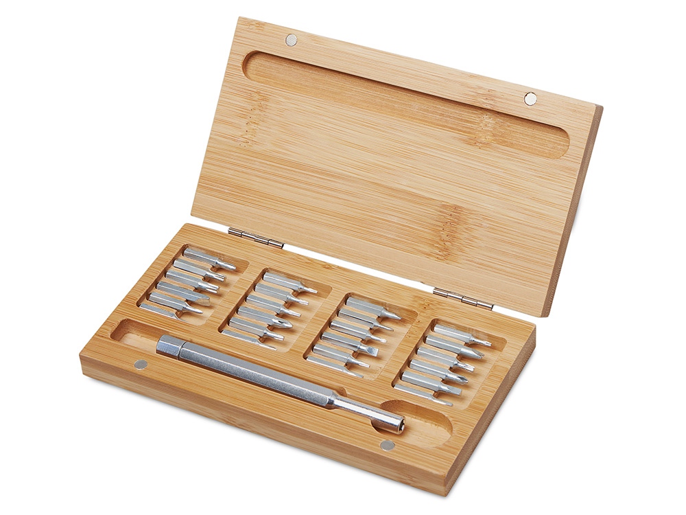 Набор отверток 24-в-1, натуральный