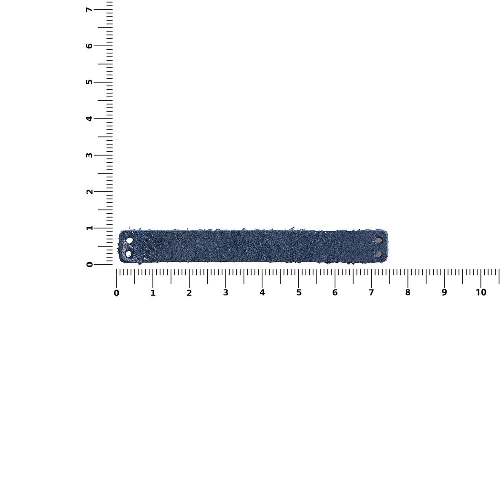 Лейбл кожаный Beta, XS, синий Лейбл кожаный Beta, XS, синий