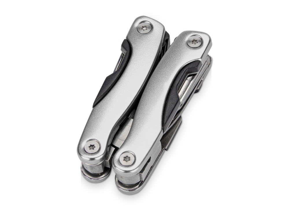 Набор с мультитулом и фляжкой Путешественник 2.0., серый