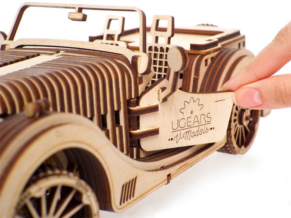 3D-ПАЗЛ UGEARS Родстер VM-01