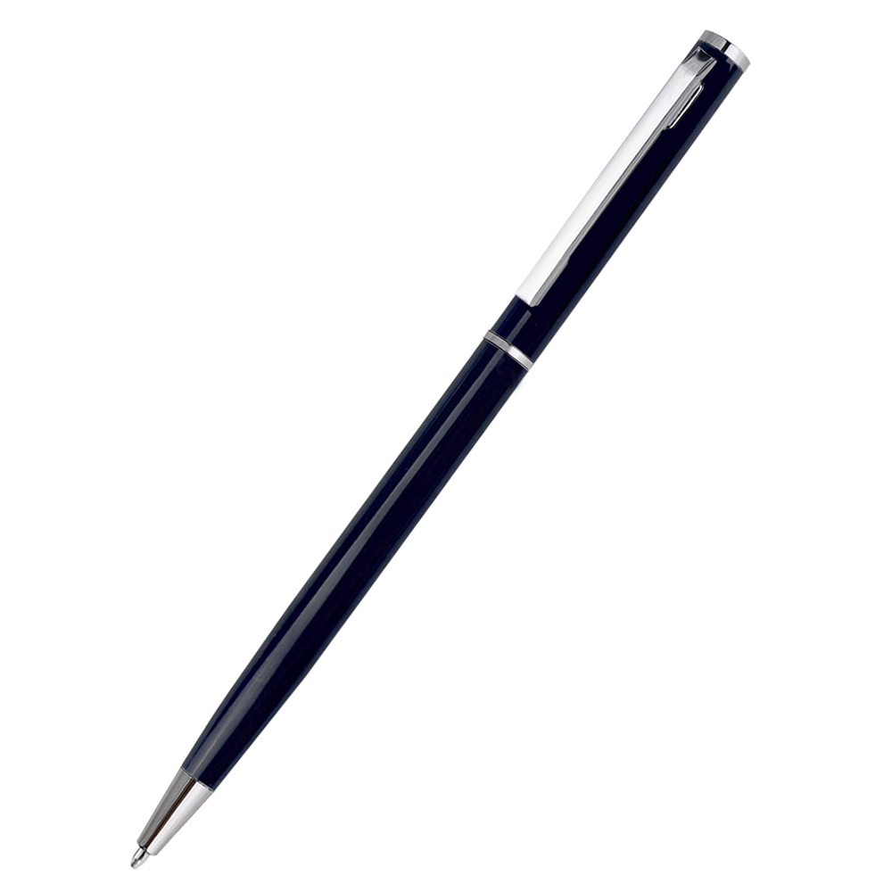 Ручка металлическая Альдора, тёмно-синий