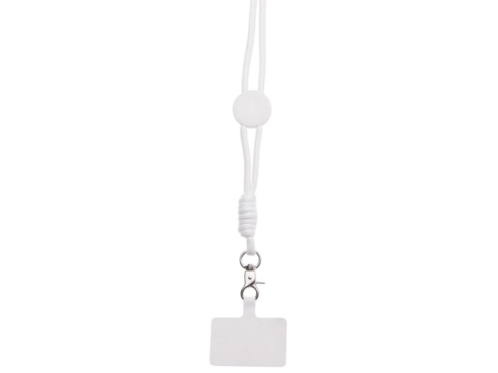 Ремешок на шею для телефона Нэко, белый Ремешок на шею для телефона Нэко, белый