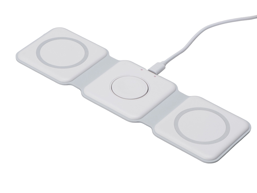 Беспроводное зарядное устройство 3-в-1 Road, 15 Вт, белый