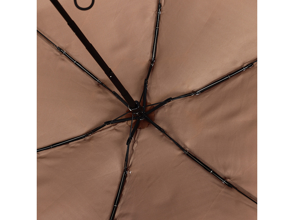 Зонт складной женский TORBER, механика, 5 сложений, коричневый, каркас алюминий, эпонж, пластиковая ручка, диаметр 91 см Зонт складной женский TORBER, механика, 5 сложений, коричневый, каркас алюминий, эпонж, пластиковая ручка, диаметр 91 см