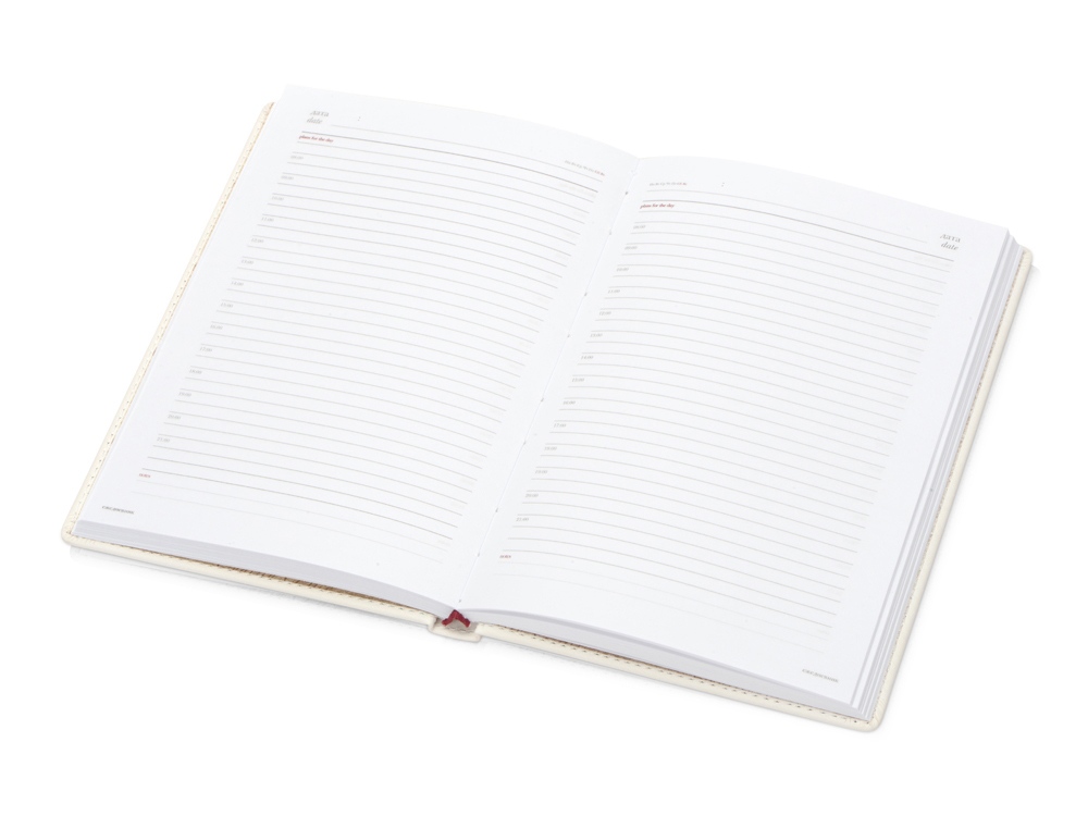 Ежедневник недатированный А5 Velvet, белый (Р) Ежедневник недатированный А5 Velvet, белый (Р)