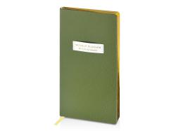 Еженедельник недатированный А6 Verde с нашивкой, зеленый Еженедельник недатированный А6 Verde с нашивкой, зеленый