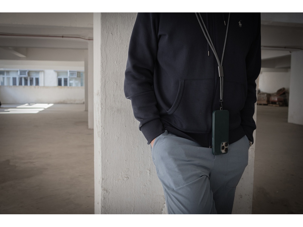 Ремешок на руку для телефона Lany Eco, серый