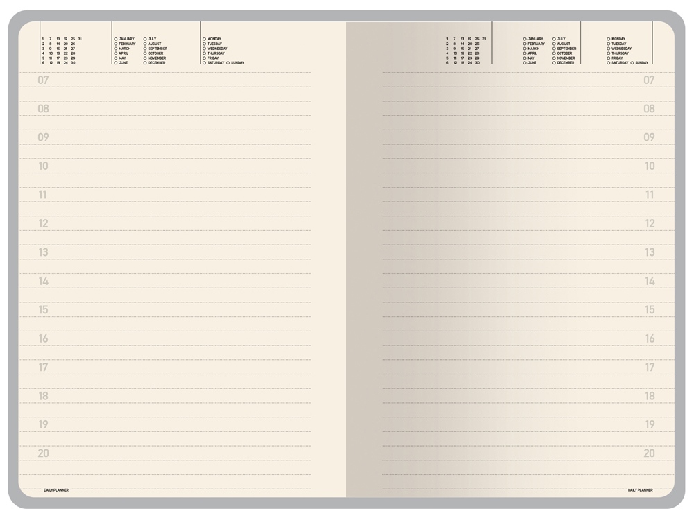 Ежедневник А5 недатированный Megapolis Flex, светло-фиолетовый