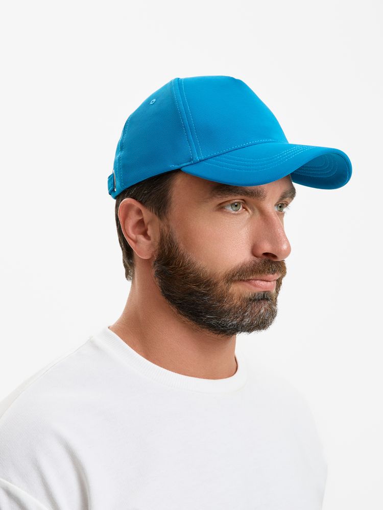 Бейсболка Yonkers, ярко-голубая Бейсболка Yonkers, ярко-голубая