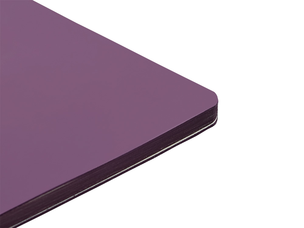 Блокнот Audrey А5 на сшивке в гибкой обложке софт-тач, фиолетовый