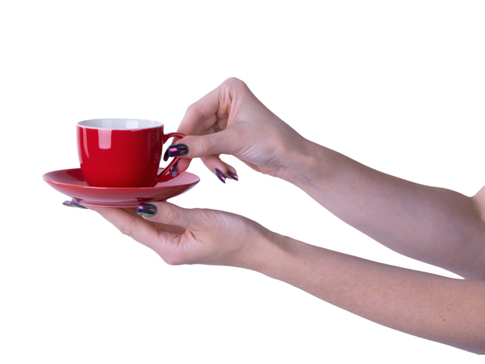 Чайная пара базовой формы Lotos, 250мл, красный Чайная пара базовой формы Lotos, 250мл, красный