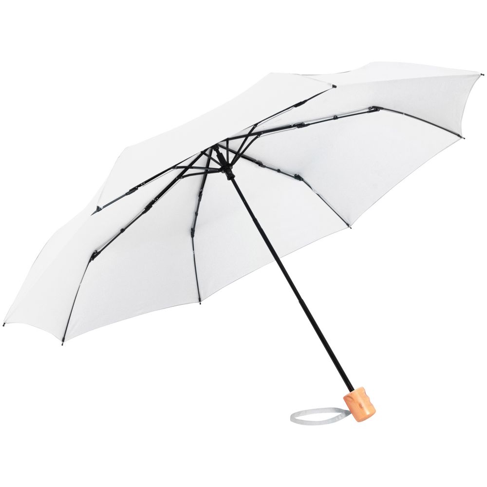 Зонт складной OkoBrella, белый