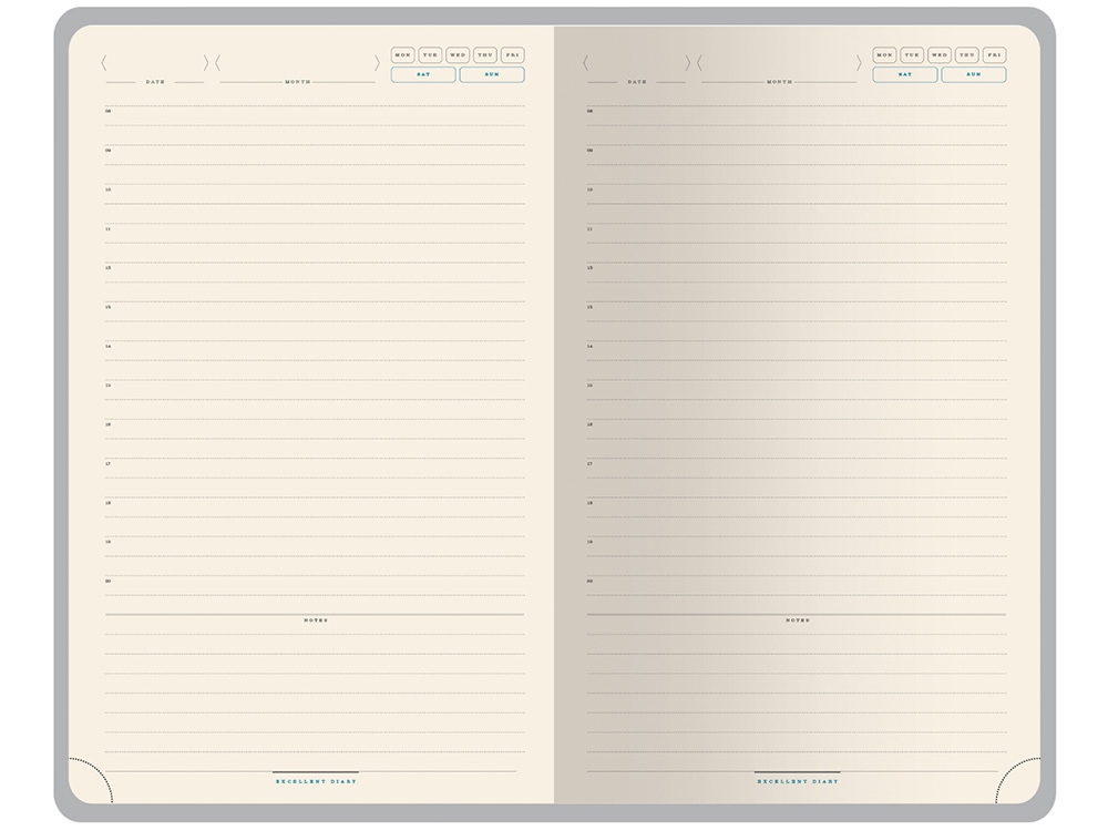 Ежедневник недатированный А5 Premier, зеленый