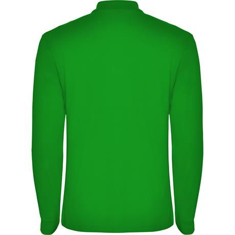 Футболка поло ESTRELLA L/S мужская, ТРАВЯНОЙ ЗЕЛЕНЫЙ 3XL