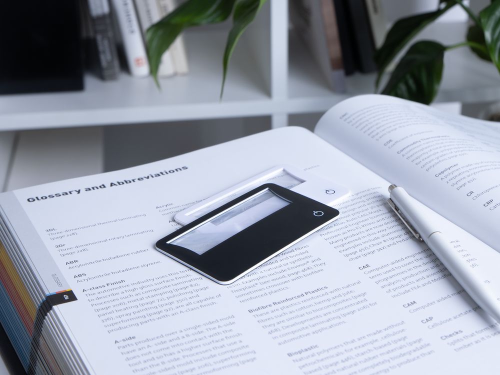 Лупа Visionary с подсветкой, черная