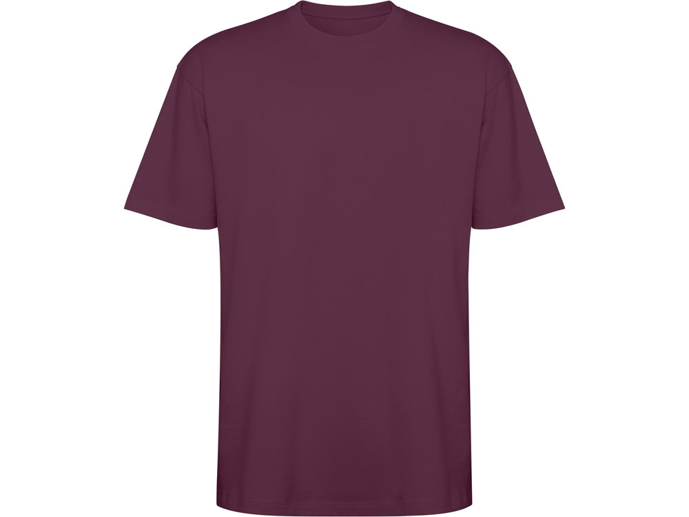 Футболка оверсайз Bull унисекс, сливовый