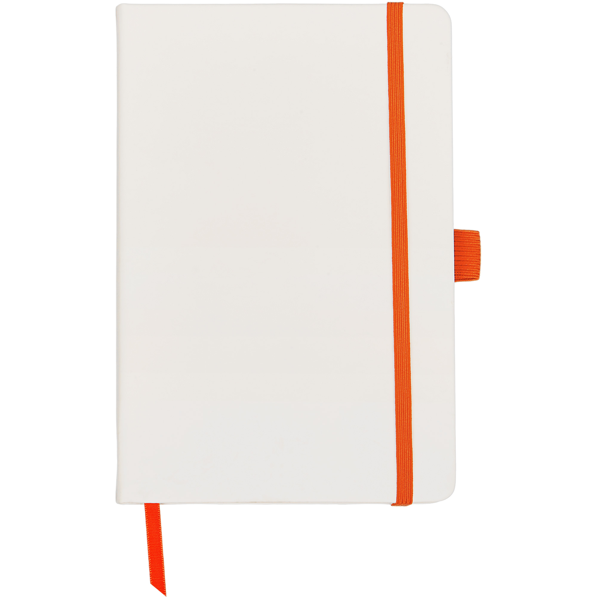 Блокнот ColorNote White, твердая обложка A5, 80 листов, белый и оранжевый