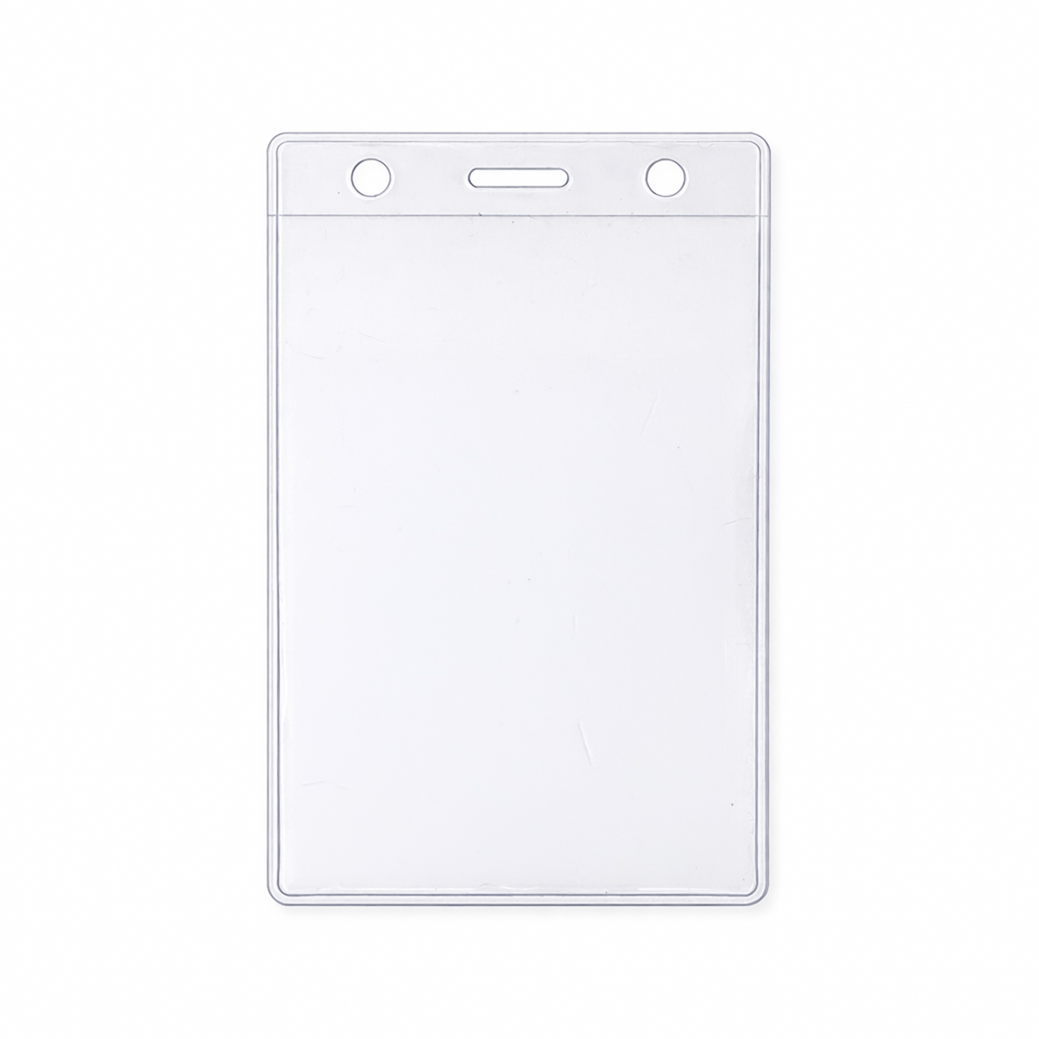 Карман для бейджа Track, вертикальный, 8х12,4см (прозрачный)