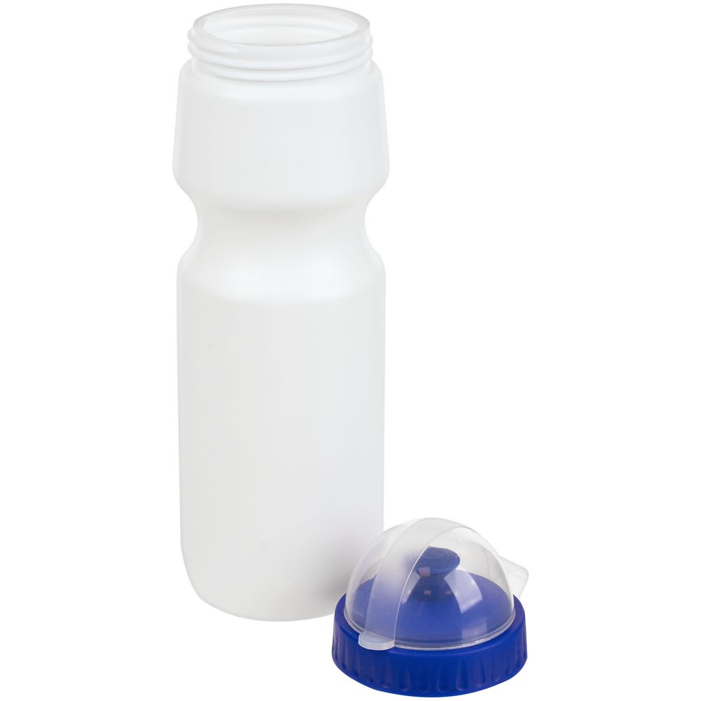 Бутылка для велосипеда Bikescape, белая с синим