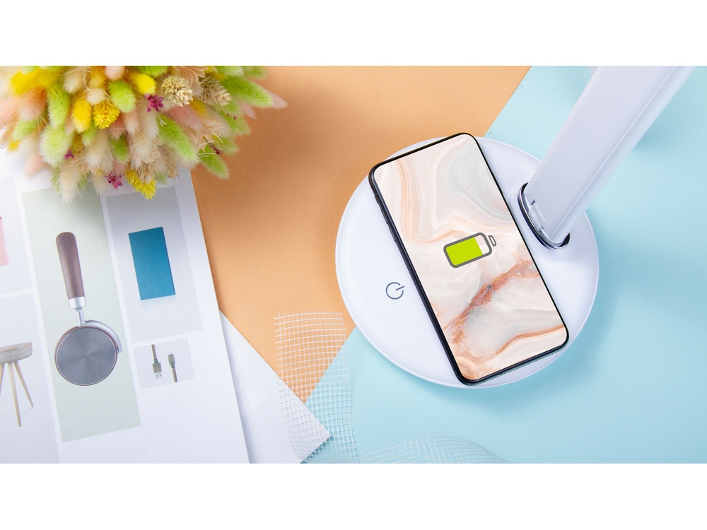 Настольная лампа Rombica LED FAROS, белый (круглое основание) (Р)