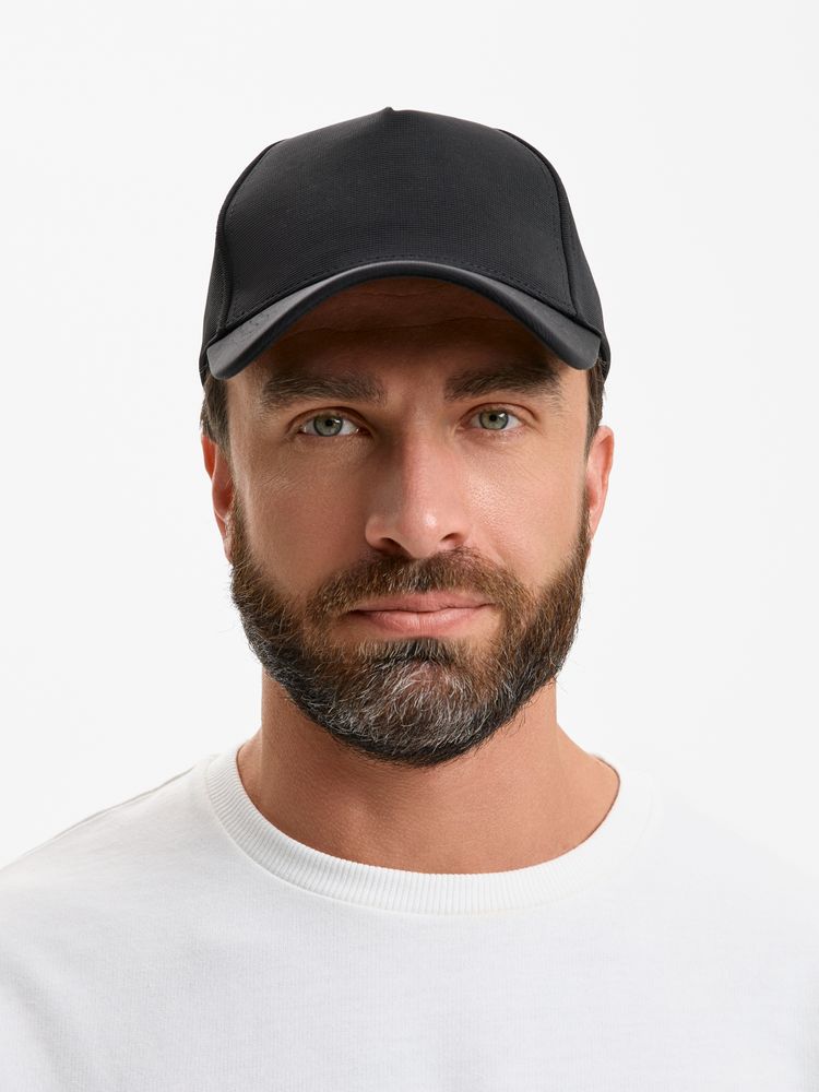 Бейсболка Yonkers, черная Бейсболка Yonkers, черная