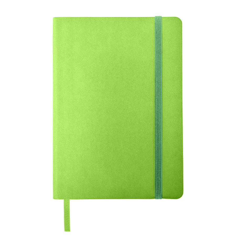 Бизнес-блокнот "RILY", формат А5, зеленое яблоко, блок в точку Бизнес-блокнот "RILY", формат А5, зеленое яблоко, блок в точку