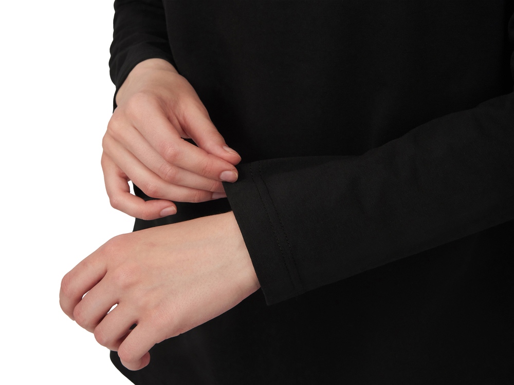 Футболка с длинным рукавом оверсайз Berlin унисекс черный