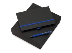 Подарочный набор Jacque 2.0. с ручкой и блокнотом, синий