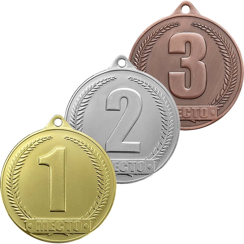 Комплект медалей Такайка 1,2,3 место
