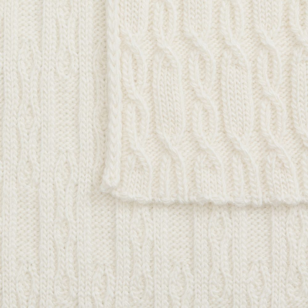 Плед Knitline, белый (молочный)