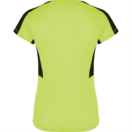 Спортивная футболка SUZUKA женская, ЛАЙМ ЯРКИЙ/ЧЕРНЫЙ 2XL