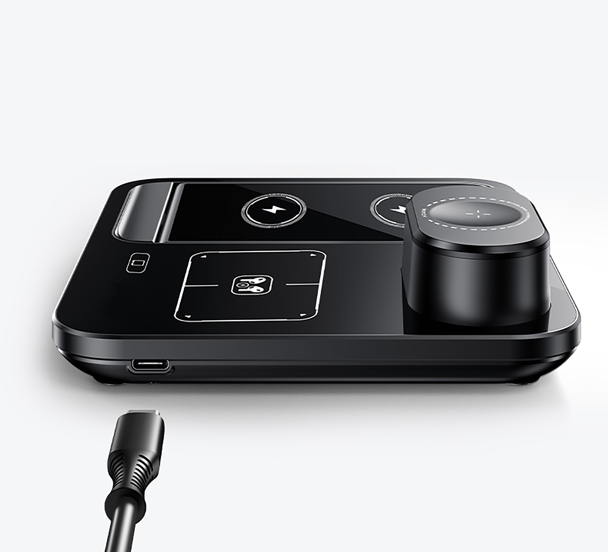 Беспроводная (15W) зарядная станция "Lift" с сенсорным подъёмным механизмом