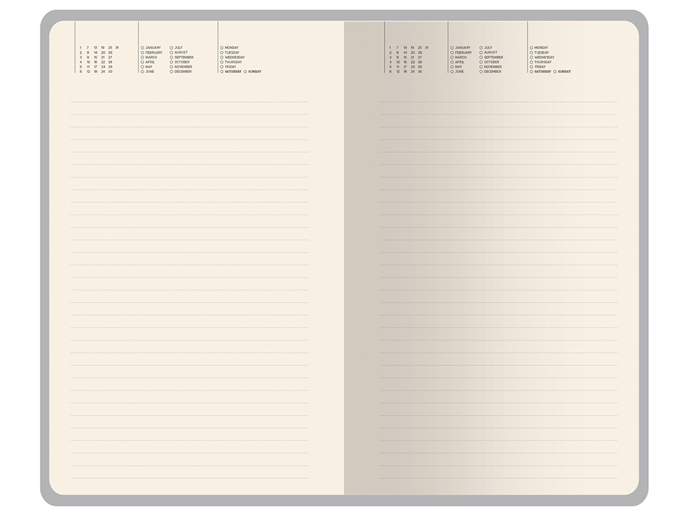 Ежедневник недатированный А5 Total beige с нашивкой, бежевый Ежедневник недатированный А5 Total beige с нашивкой, бежевый