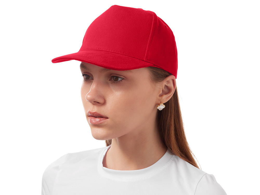 Бейсболка Florida 350 5-панельная, красный