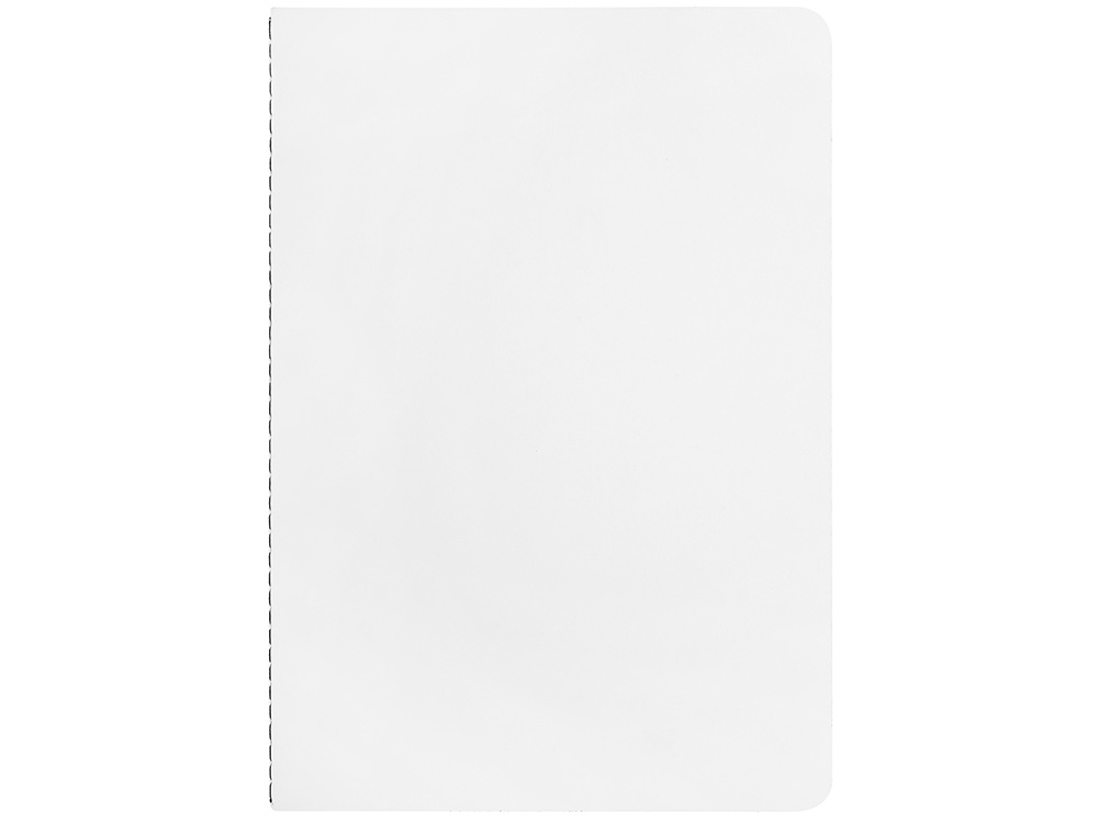 Бизнес-тетрадь А5 Pragmatic Contrast, 40 листов в клетку, белый с черным срезом